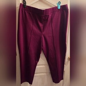 Croft & Barrow Women's Plus Crease Stretch Pants